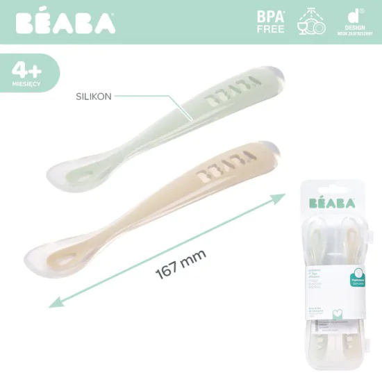 BEABA Zestaw 2 łyżeczek...