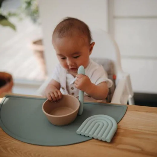 Mushie - miseczka silikonowa Blush