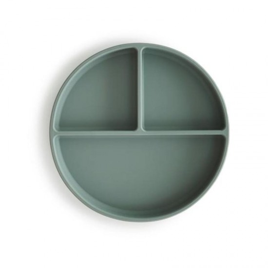 Mushie - talerzyk silikonowy Cambrige Blue